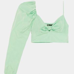 LAST ONE! ZARA Limited-Edition BALLOON Uni Sleeve TOP Medium